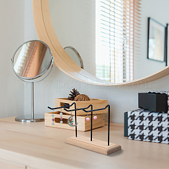 1-ярусные 3-рядные деревянные витрины для украшений&nbsp;EDIS-WH0016-009A