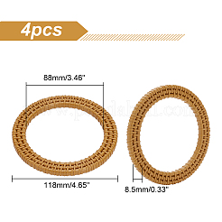 Ручки сумки из искусственного ротанга&nbsp;FIND-WH0127-68