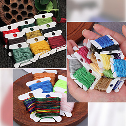 120 шт. пластиковые доски для намотки ниток TOOL-CY0001-01