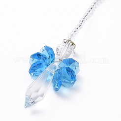 Decorazione pendente da appendere alla parete con perline di cristallo fata&nbsp;HJEW-G019-02A