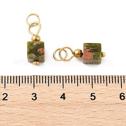 Природные подвески Unakite&nbsp;STAS-Z129-01G-04