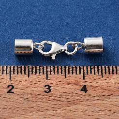 925スターリングシルバーカニカン  コードエンドとスタンプ925個付き  銀  25mm  内径：4mm&nbsp;STER-P055-03G-S
