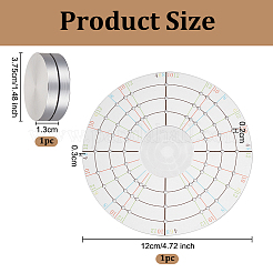 Акриловый круглый разделитель FIND-WH0152-545
