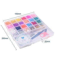 2928 шт. Геометрия полимерная глина и акрил и пластик ccb и бусины в виде ракушки&nbsp;DIY-YW0002-88