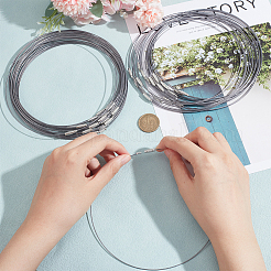 50 шт. шнур для ожерелья из нержавеющей стали 201 TWIR-UN0001-09