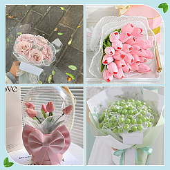 Blumenstrauß-Einwickelpapier aus Polyester&nbsp;ORIB-WH0007-02B-02