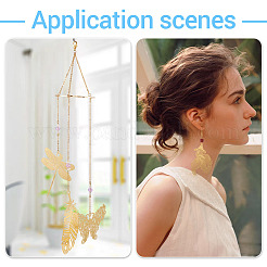 14 шт. 7 стиля латунных филигранных больших подвесок&nbsp;KKC-TA0001-06