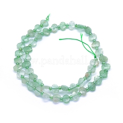 Verde naturale quarzo fragola fili di perline&nbsp;G-L552M-01
