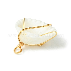 Подвески из натуральной оболочки из медной проволоки&nbsp;PALLOY-TA00080