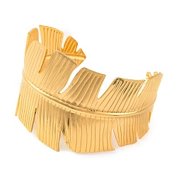 Braccialetti aperti in acciaio inossidabile 304 per donna&nbsp;BJEW-G711-01H-G