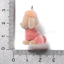 Кулоны из флокированной смолы&nbsp;LS-RESI-A040-03B