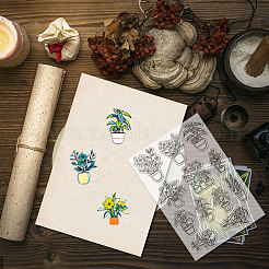 Пластиковые штампы&nbsp;DIY-WH20018-0244