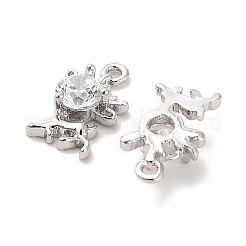 Латунь стекло амулеты&nbsp;KK-C054-20P