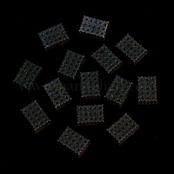 Cabochon decodificati in resina luminosa con decodificazione di cioccolato&nbsp;RESI-K036-28D-02