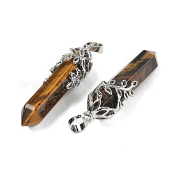 Природных тигровый глаз подвески&nbsp;G-M450-01P-13