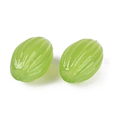 Perles de verre filées côtelées faites à la main&nbsp;LAMP-N042-01D
