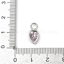 Ottone micro spianare pendenti zirconi&nbsp;KK-M322-48P-02