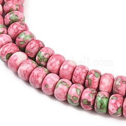 Нити окрашенных синтетических бусин из речного камня&nbsp;G-Z105-C01-01E