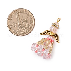 Подвески-ангелы из стеклянного бисера ручной работы PALLOY-MZ00499