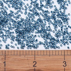 MIYUKIデリカビーズ  シリンダー  日本製シードビーズ  11/0  （db0608)染色銀裏地ブルージルコン  1.3x1.6mm  穴：0.8mm  約2000PCS /ボトル  10 G /ボトル&nbsp;SEED-JP0008-DB0608