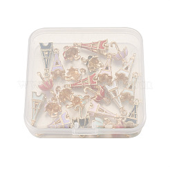 24шт 12 стиля подвески из цинкового сплава с эмалью&nbsp;ENAM-TA0001-24