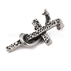 Большие подвески из хирургической нержавеющей стали 316 STAS-Z073-53AS-02