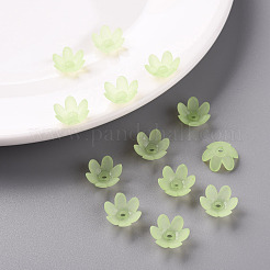 Матовые акриловые колпачки из бисера MACR-S371-07A-728