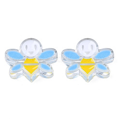 Perle di smalto acrilico trasparente&nbsp;TACR-N012-007A
