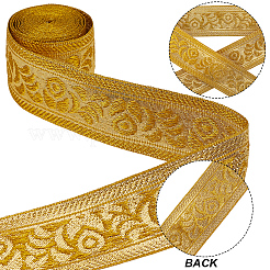 4.6~5 ярд полиэфирной жаккардовой ленты в этническом стиле для шитья украшений&nbsp;OCOR-GF0003-96D