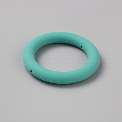 Кольца из силиконовых бусин&nbsp;SIL-WH0018-25H