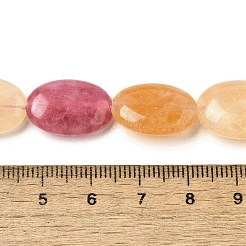 Нити бусин из натурального окрашенного малайзийского нефрита G-B137-A01-01I