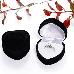 Scatole porta anelli in velluto per San Valentino&nbsp;AJEW-CL0004-89A