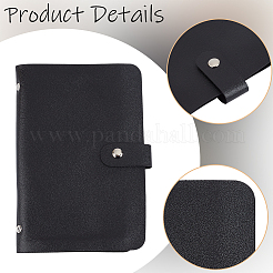 2 Sparbuch aus PU-Leder mit 100 Umschlagtaschen aus PP-Kunststoff&nbsp;AJEW-CL0005-90A