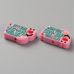 Perles focales en silicone de qualité alimentaire&nbsp;SIL-CJC0005-06A