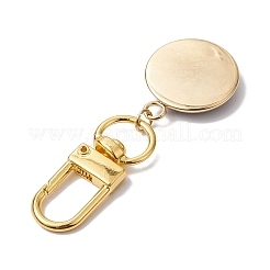 Плоская круглая подвеска с изображением сглаза из нержавеющей стали 304 и смолы&nbsp;HJEW-JM01946-02