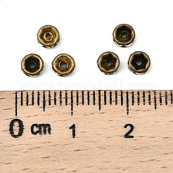 Perline distanziatori strass in ottone&nbsp;X-RB-A014-Z4mm-01AB-NF