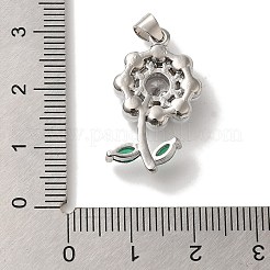 Стойка для цветов покрытие латунь прозрачное стекло подвески KK-U027-30P