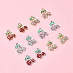 12шт 6 цвета подвески из сплава с покрытием стойки&nbsp;FIND-FS0003-11