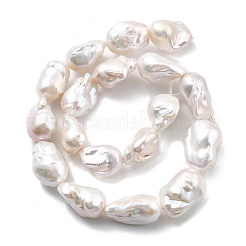 Натуральные нити нуклеированных грушевидных бусин PEAR-B004-15N-05A-01