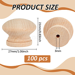 Деревянные ручки для ящиков&nbsp;WOOD-WH0062-08