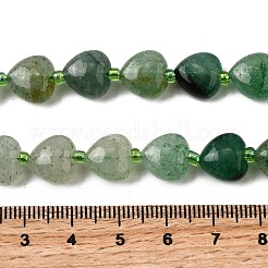 Природный зеленый бисер пряди клубники кварца G-F799-C02-01