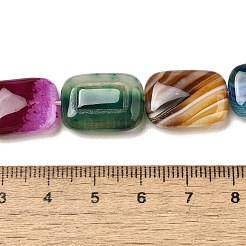 Натуральные полосатые агатовые / полосатые агатовые бусинки G-B137-B01-01A