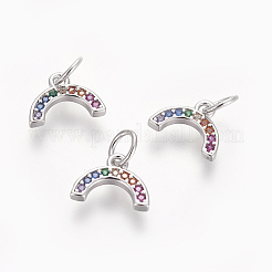 Латунь подвески циркония кубической ZIRC-E162-14P