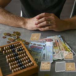 Прозрачные акриловые серебряные слитки золотые слитки для хранения AJEW-FG0001-19