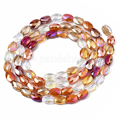 3 нить гальваника стеклянные бусины нити&nbsp;EGLA-PA0001-25C