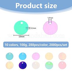 2880 шт. 10-х цветные аксессуары для украшения&nbsp;KY-DC0001-49A