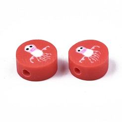 Бусины из полимерной глины  CLAY-N007-005-04