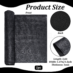 Blumenmuster PVC-Lederstoff&nbsp;DIY-NB0015-59A