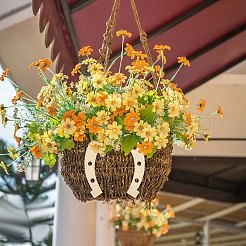 Подкова деревянная подвеска украшения WOOD-WH034-90