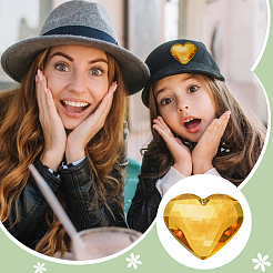 10 шт. акриловые кабошоны со стразами и плоской спинкой OACR-FG0001-22C